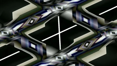 Digital Art, abstract colorful objects Stock Footage 140448296