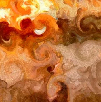 Digital art abstract pattern. Hand drawing modern style art print. Futuristic Stock Illustration