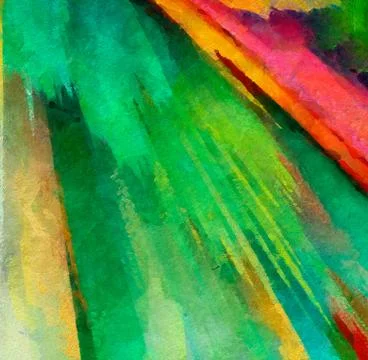 Digital art abstract pattern. Hand drawing modern style art print. Futuristic Stock Illustration