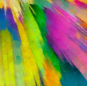 Digital art abstract pattern. Hand drawing modern style art print. Futuristic Stock Illustration