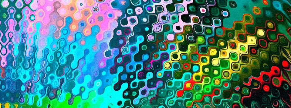 Digital art abstract pattern. Hand drawing modern style art print. Futuristic Stock Illustration