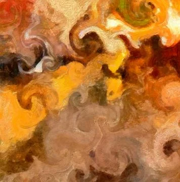 Digital art abstract pattern. Hand drawing modern style art print. Futuristic Stock Illustration