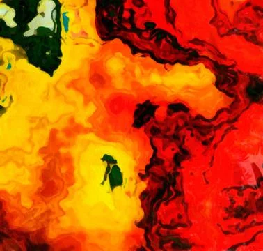 Digital art abstract pattern. Hand drawing modern style art print. Futuristic Stock Illustration