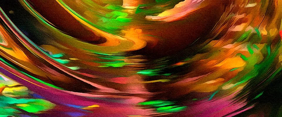 Digital art abstract pattern. Hand drawing modern style art print. Futuristic Stock Illustration