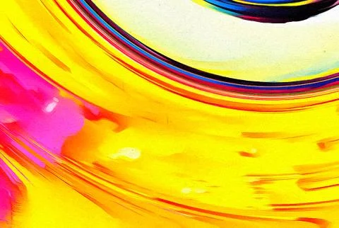 Digital art abstract pattern. Hand drawing modern style art print. Futuristic Stock Illustration