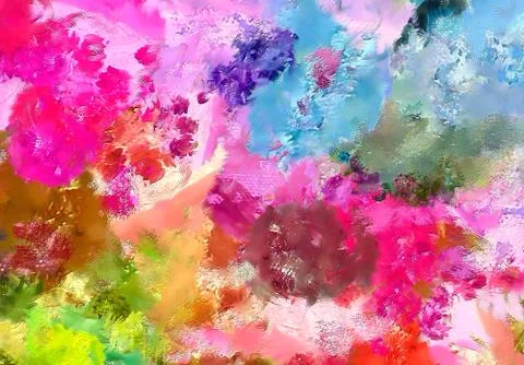 Digital art abstract pattern. Hand drawing modern style art print. Futuristic Stock Illustration