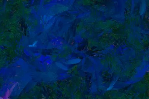 Digital art abstract pattern. Hand drawing modern style art print. Futuristic Stock Illustration