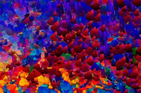 Digital art abstract pattern. Hand drawing modern style art print. Futuristic Stock Illustration