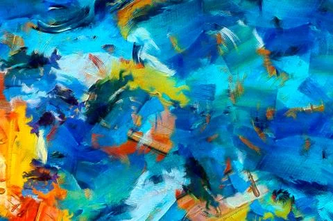 Digital art abstract pattern. Hand drawing modern style art print. Futuristic Stock Illustration