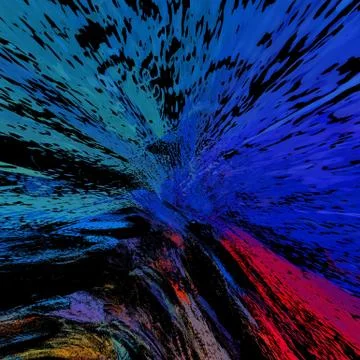 Digital art abstract pattern. Hand drawing modern style art print. Futuristic 스톡 일러스트