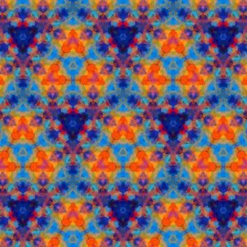 Digital art abstract pattern. Hand drawing modern style art print. Futuristic Stock Illustration