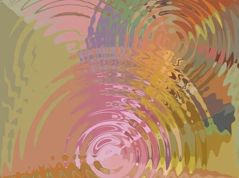 Digital art abstract pattern. Hand drawing modern style art print. Futuristic Stock Illustration