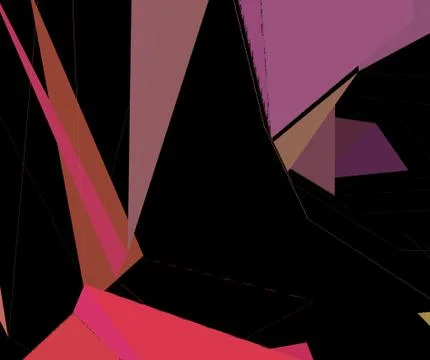 Digital art abstract pattern. Hand drawing modern style art print. Futuristic Stock Illustration