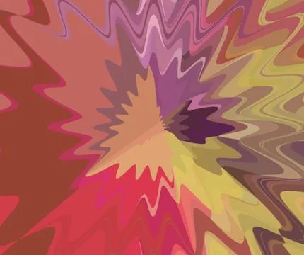 Digital art abstract pattern. Hand drawing modern style art print. Futuristic Stock Illustration