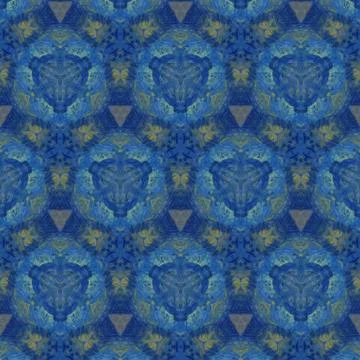 Digital art abstract pattern. Hand drawing modern style art print. Futuristic Stock Illustration