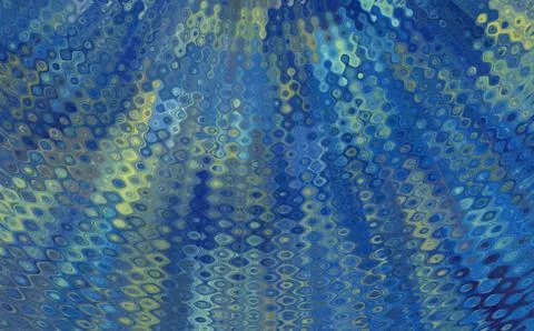 Digital art abstract pattern. Hand drawing modern style art print. Futuristic Illustrazione stock