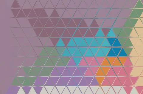 Digital art abstract pattern. Hand drawing modern style art print. Futuristic Stock Illustration