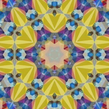 Digital art abstract pattern. Hand drawing modern style art print. Futuristic Stock Illustration