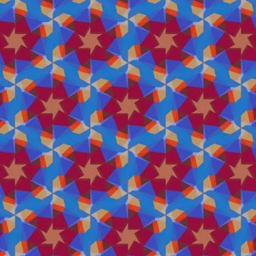 Digital art abstract pattern. Hand drawing modern style art print. Futuristic Stock Illustration