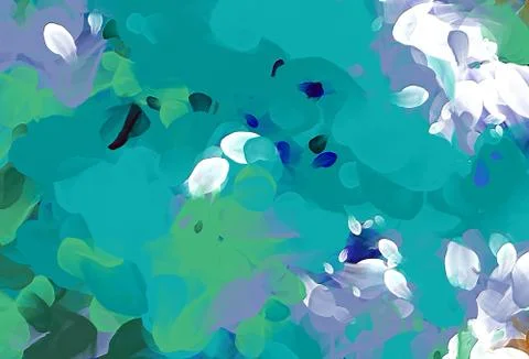 Digital art abstract pattern. Hand drawing modern style art print. Futuristic Stock Illustration