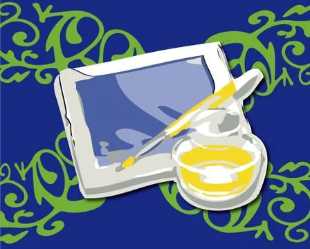 Digital art Stock Illustration