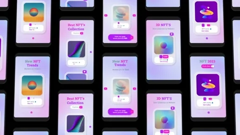 Digital Art Instagram Reels After Effects stock