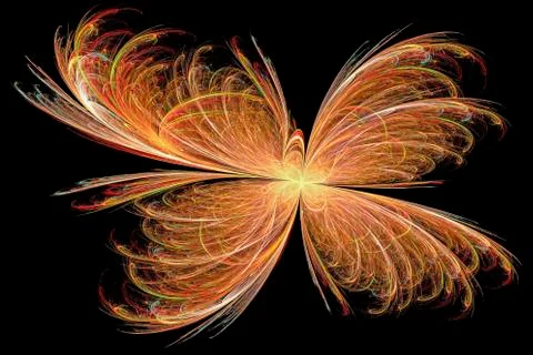 Digital art - Lightness and freedom Stock Illustration