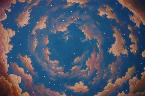 Digital art Sky and clouds Stock Illustration