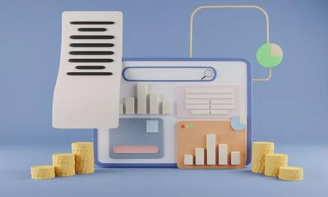 Digital artboards for the future Stock Illustration