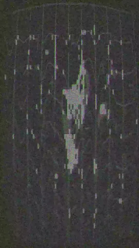 Digital Artifact 4K Vertical Seamless — Glitch Overlay VJ Stock Footage 329680274