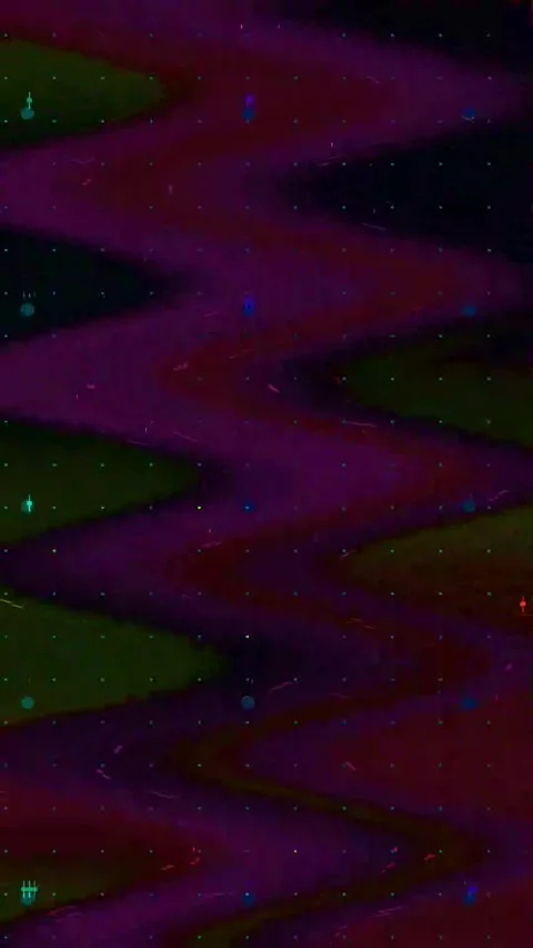 Digital Artifact 4K Vertical Seamless — Glitch Overlay VJ Video stock 329797228