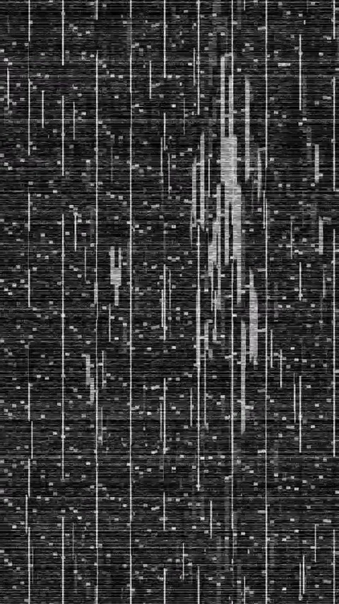 Digital Artifact 4K Vertical Seamless — Glitch Overlay VJ Stock Footage 329822476