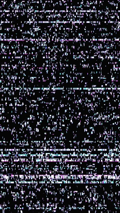 Digital Artifact 4K Vertical Seamless — Glitch Overlay VJ Stock Footage 329852020