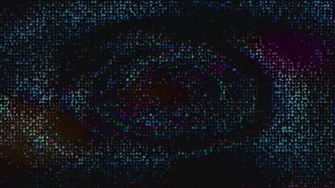 Digital Artifact Breakdown Background Wide Stock Footage 331075320