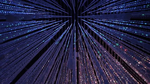 Digital Arts being exhibited at TeamLab Borderless Tokyo Stock-Footage 185100832