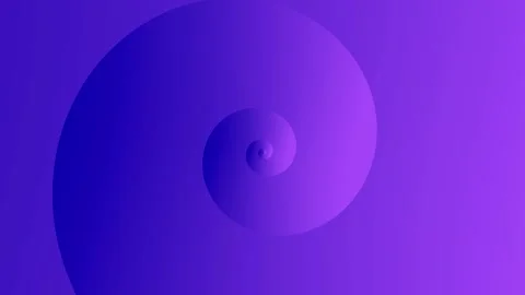This digital artwork features an abstract spiral design in a vibrant purple.. Stock Footage 304979969