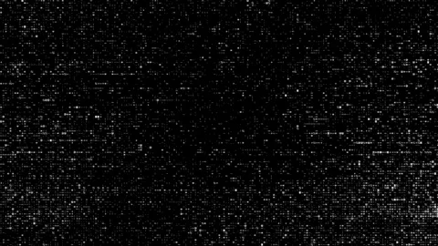 Digital ASCII Code Noise Background Glitch Data Loop 4K Stock Footage 334351269