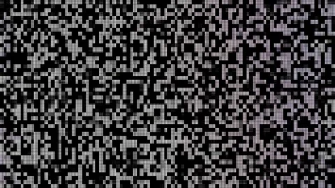 Digital ASCII Pixel Noise Background Glitch Data Loop 4K Stock Footage 334351274