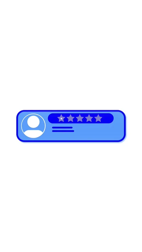Digital assessment and evaluation score animation vertical video. Blue inte.. Stock Footage 341612787