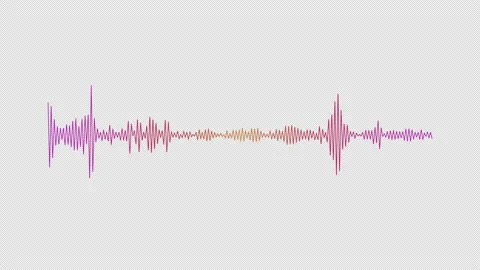 Digital audio equalizer. Audio spectrum simulation on transparent background. Stock Footage 169326638