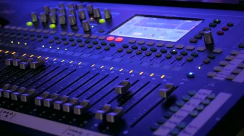 Digital audio mixer Video stock 65187978