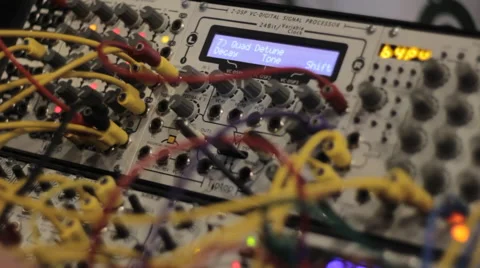 Digital Audio Signal Processor Stock Footage 49241322