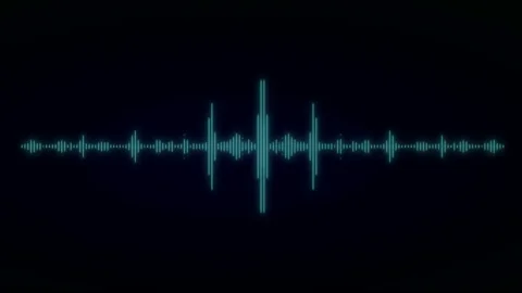 Digital audio spectrum for background Stock Footage 102547208