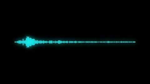 Digital audio spectrum sound wave effect Video stock 83966261