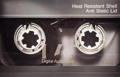 Digital Audio Tape Foto stock