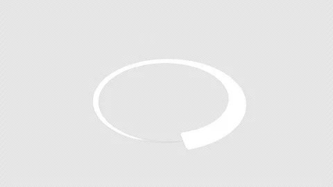 Digital Automation Process Loop: Minimalist Smart Tech UI Circle Animation Video stock 339143487