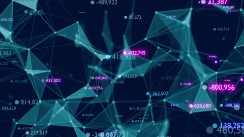 Digital backdrop data new technology background numbers Stock Footage 204988938