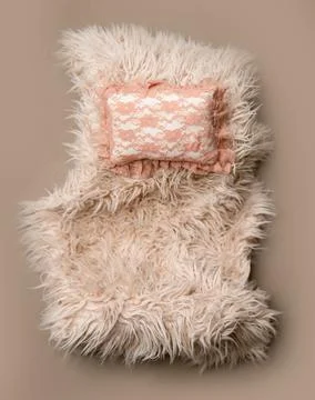 Digital backdrop or background for newborn baby photography, newborn photo setup Stock Photos