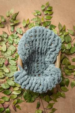Digital backdrop or background for newborn baby photography, newborn photo setup Stock Photos