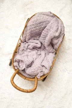 Digital backdrop or background for newborn baby photography, newborn photo setup Stock Photos